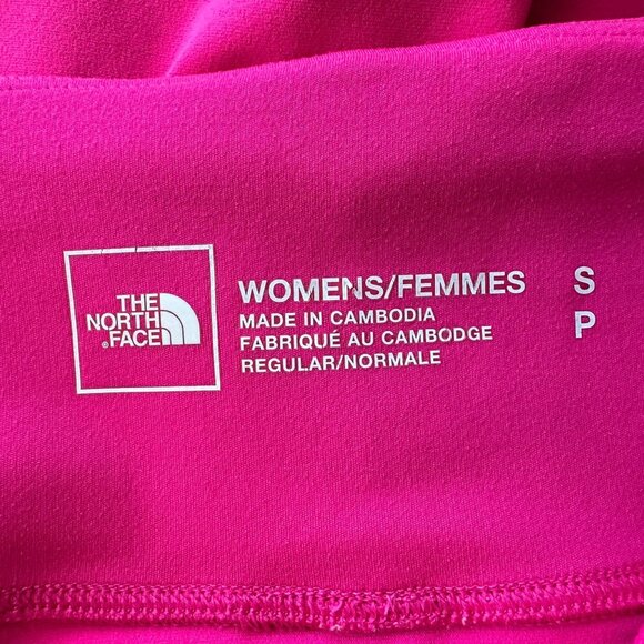 The North Face Womens Small Shorts Pull On Neon Pink Athletic Short Zipper - Picture 6 of 8